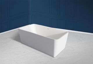 Ванна из искусственного камня ABBER Stein AS9623 170x80см белый матовый